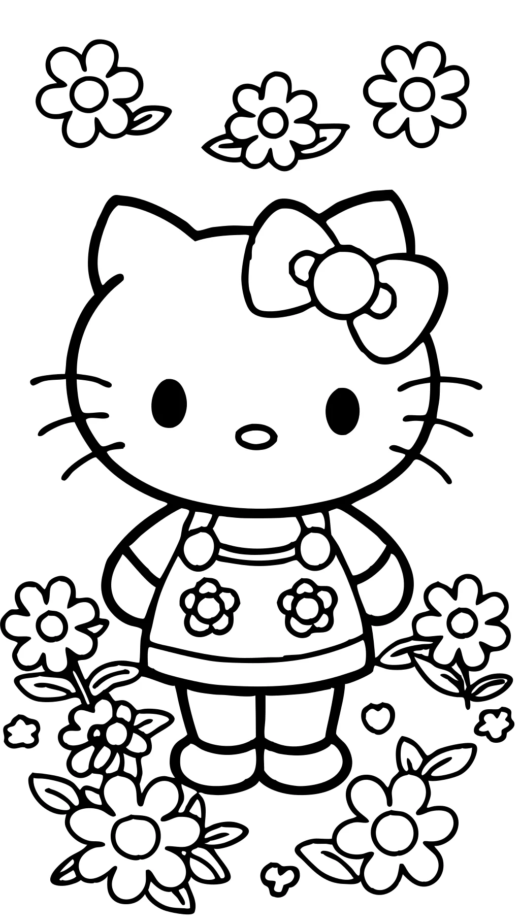 cute coloring pages hello kitty